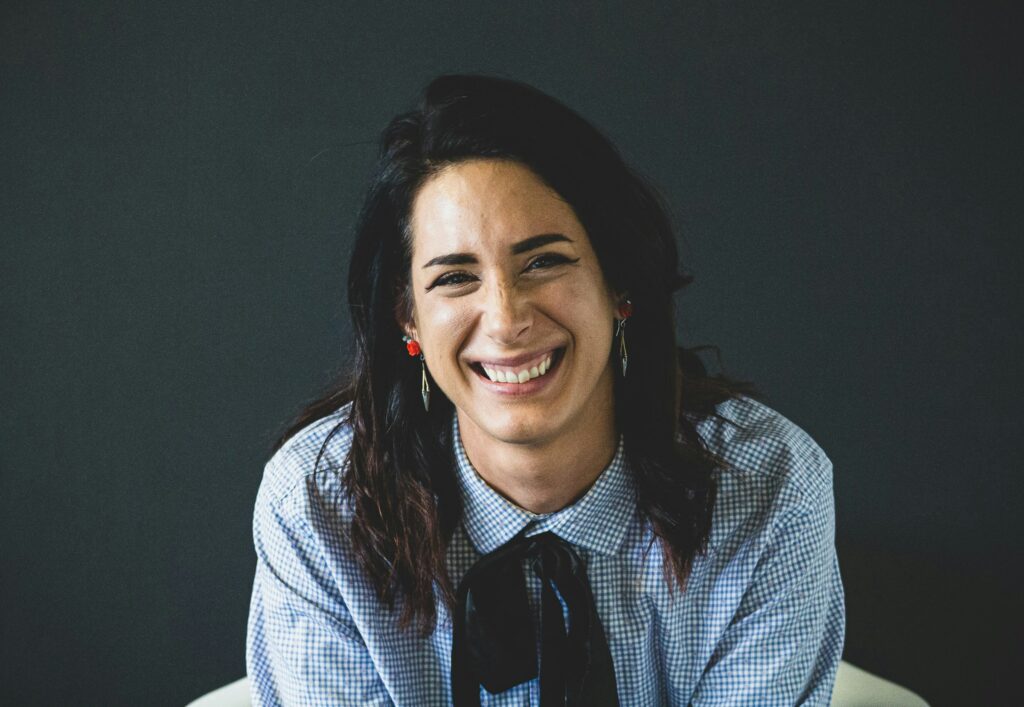 Portrait of a smiling woman